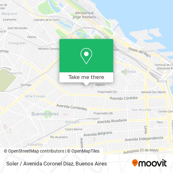 Soler / Avenida Coronel Díaz map