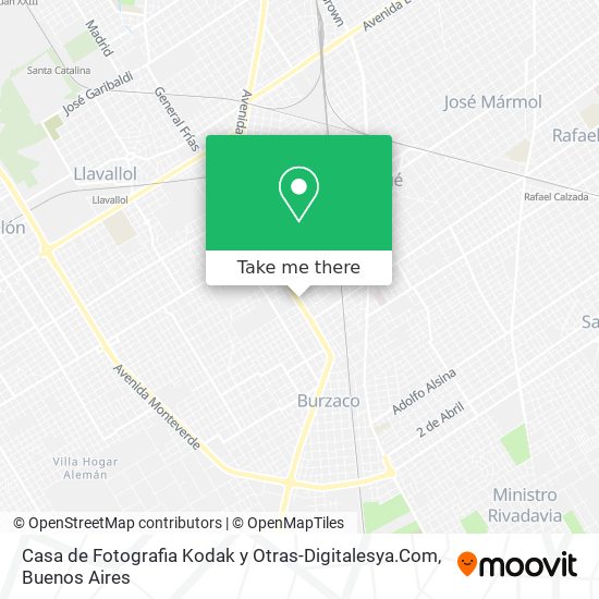 Mapa de Casa de Fotografia Kodak y Otras-Digitalesya.Com