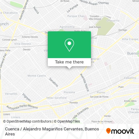 Cuenca / Alejandro Magariños Cervantes map