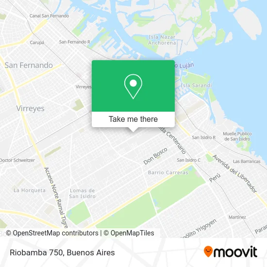Riobamba 750 map