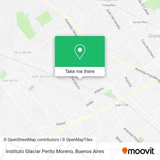 How To Get To Instituto Glaciar Perito Moreno In General Sarmiento By Colectivo Or Train