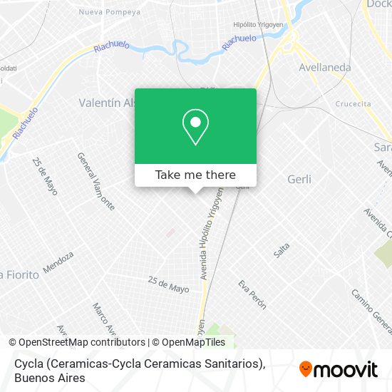 Mapa de Cycla (Ceramicas-Cycla Ceramicas Sanitarios)