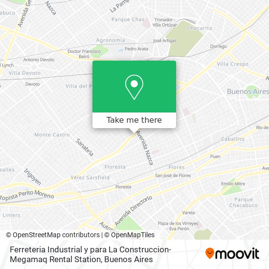 Mapa de Ferreteria Industrial y para La Construccion-Megamaq Rental Station