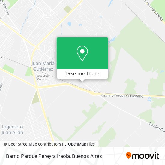 Mapa de Barrio Parque Pereyra Iraola