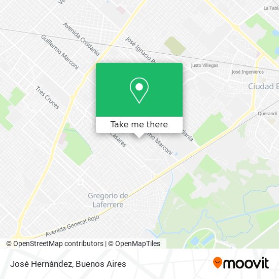 José Hernández map
