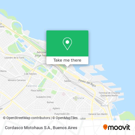 Mapa de Cordasco Motohaus S.A.