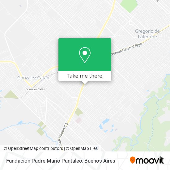 Mapa de Fundación Padre Mario Pantaleo