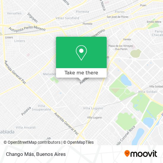 Chango Más map