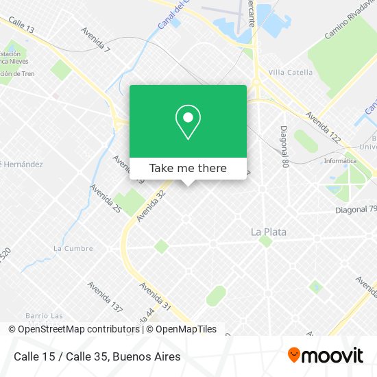 Mapa de Calle 15 / Calle 35