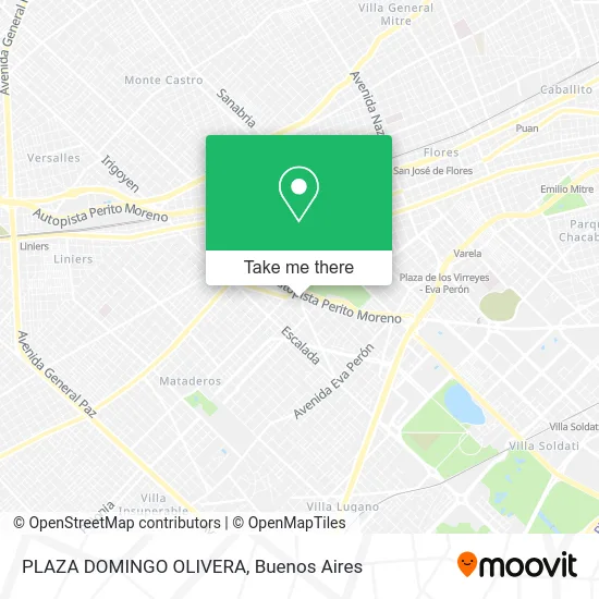 PLAZA DOMINGO OLIVERA map