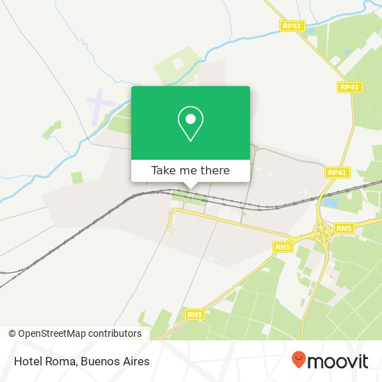 Hotel Roma map