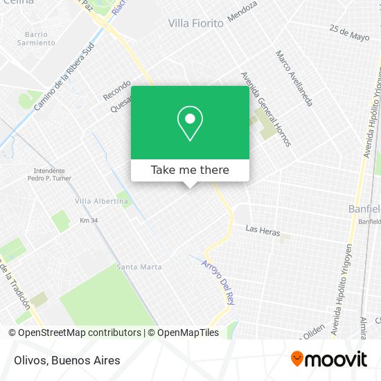 Olivos map