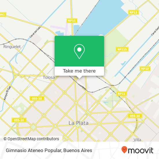 Gimnasio Ateneo Popular map
