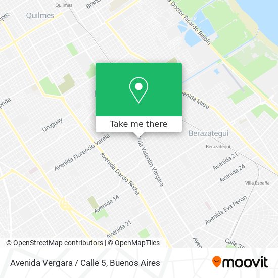 Avenida Vergara / Calle 5 map