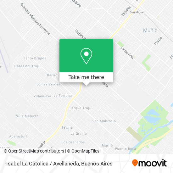 Isabel La Católica / Avellaneda map