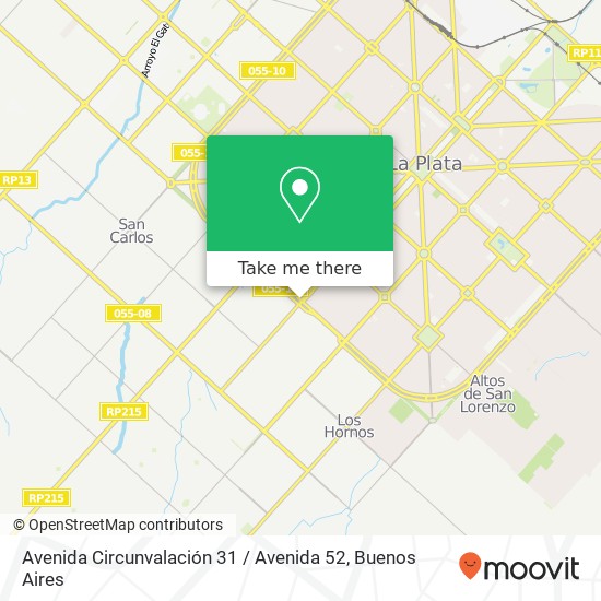 Avenida Circunvalación 31 / Avenida 52 map