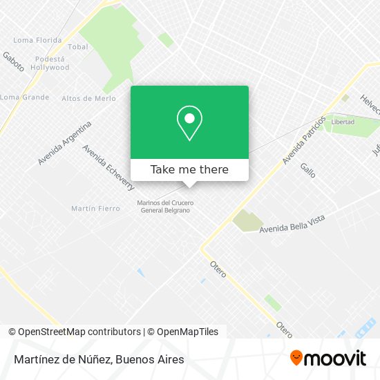 Martínez de Núñez map