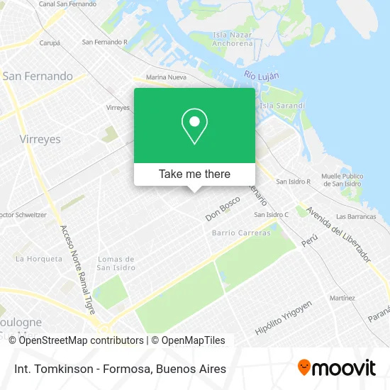 Int. Tomkinson - Formosa map