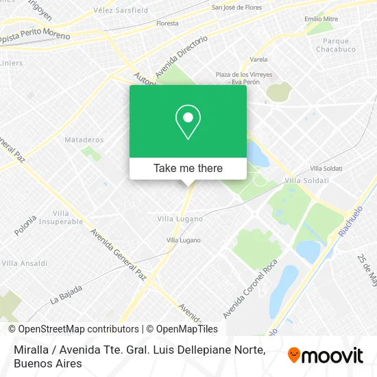 Miralla / Avenida Tte. Gral. Luis Dellepiane Norte map