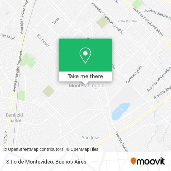 Sitio de Montevideo map