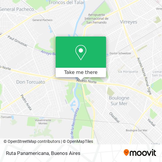 Mapa de Ruta Panamericana