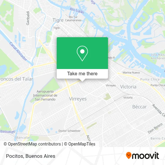 Pocitos map