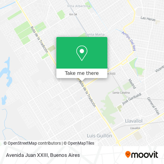 Avenida Juan XXIII map