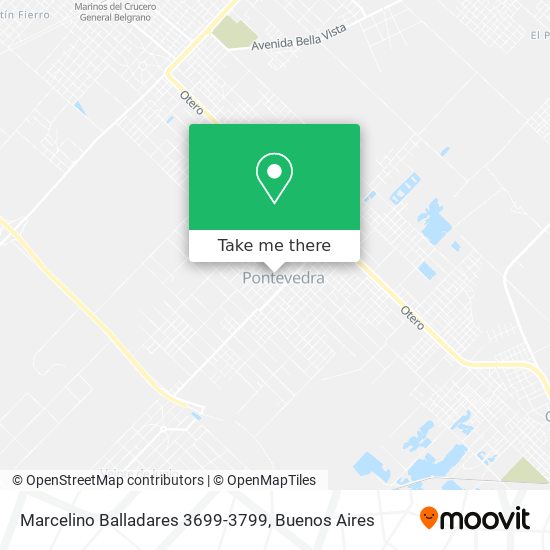 Mapa de Marcelino Balladares 3699-3799