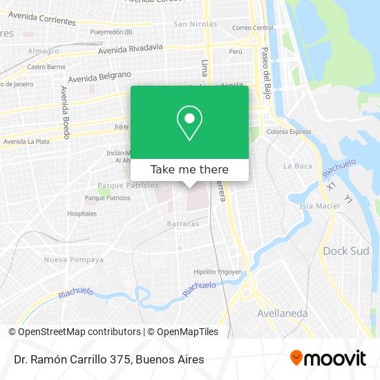 Mapa de Dr. Ramón Carrillo 375