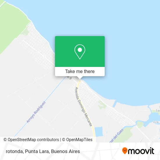 rotonda, Punta Lara map