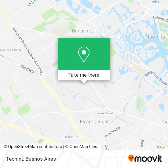 Mapa de Techint