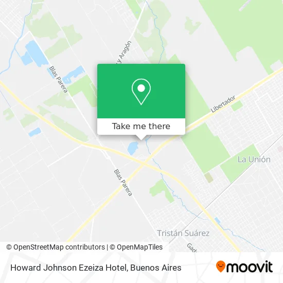 Howard Johnson Ezeiza Hotel map