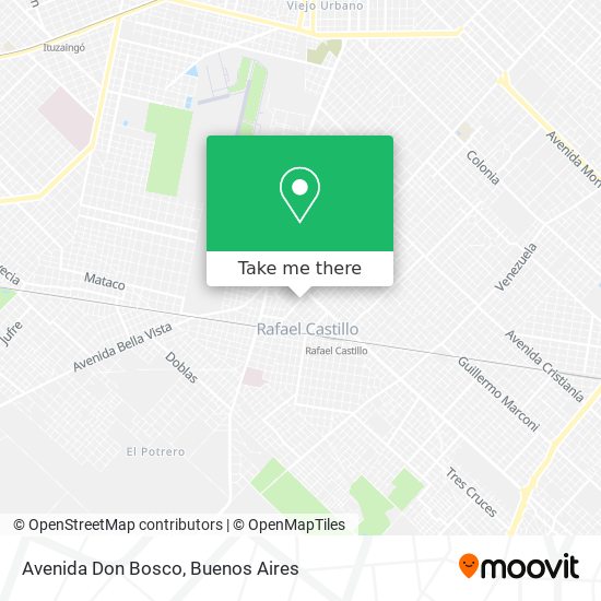 Avenida Don Bosco map