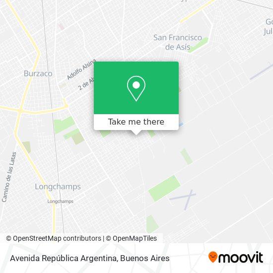 Avenida República Argentina map