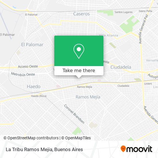 La Tribu Ramos Mejia map