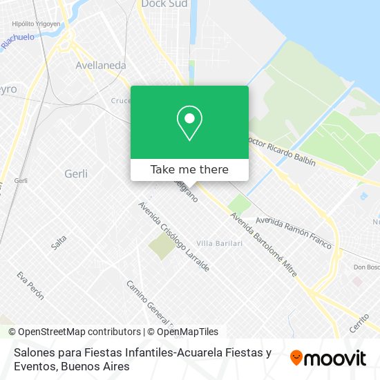 Salones para Fiestas Infantiles-Acuarela Fiestas y Eventos map