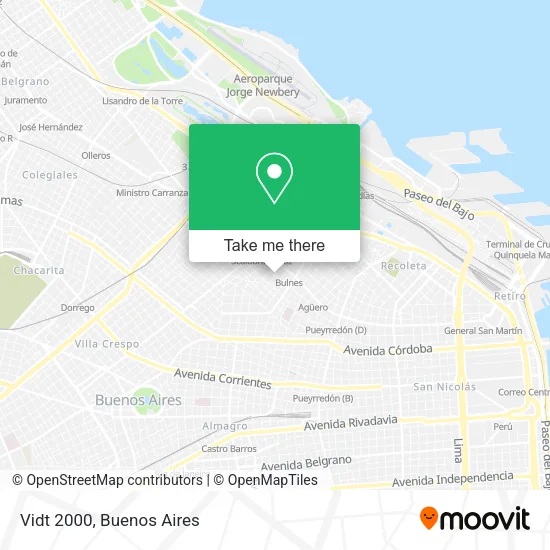 Vidt 2000 map