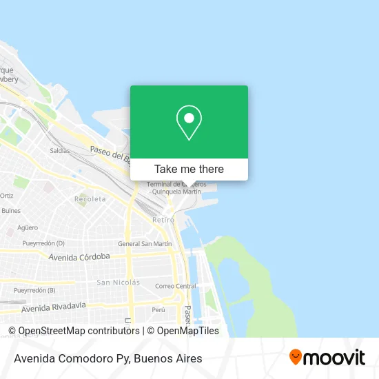 Avenida Comodoro Py map