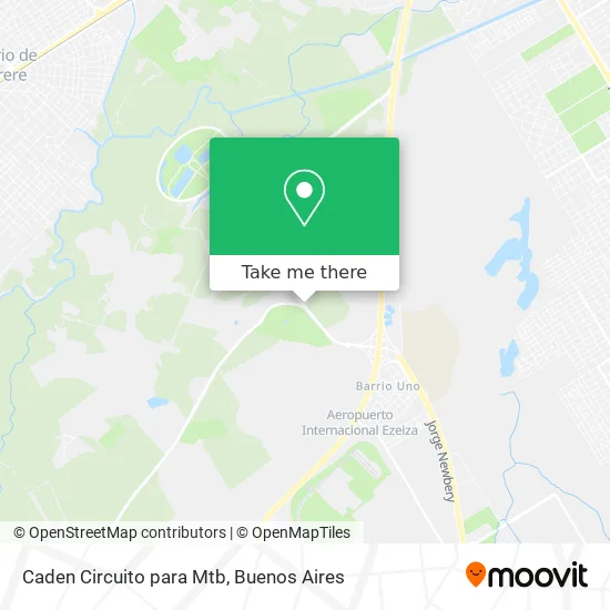 Mapa de Caden Circuito para Mtb