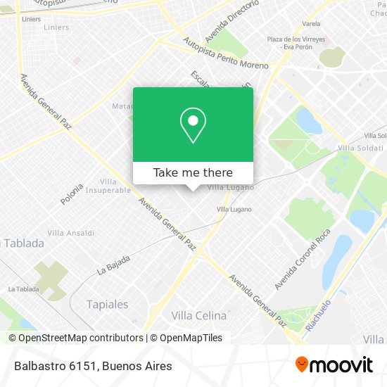 Balbastro 6151 map