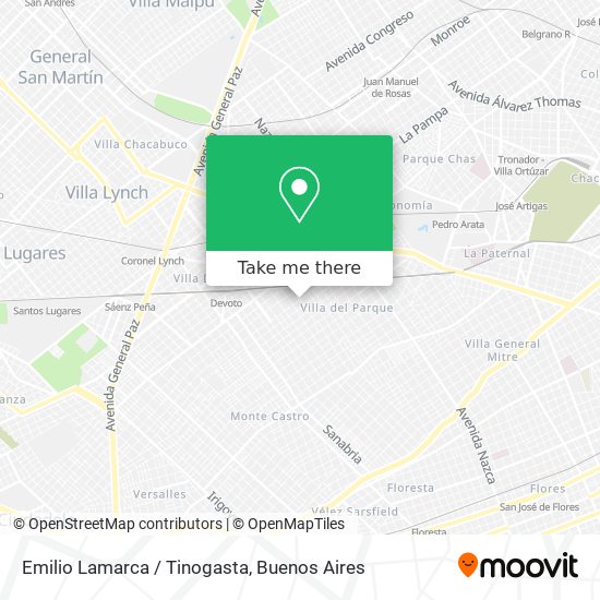 Emilio Lamarca / Tinogasta map