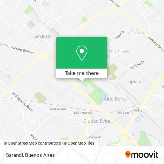 Mapa de Sarandí