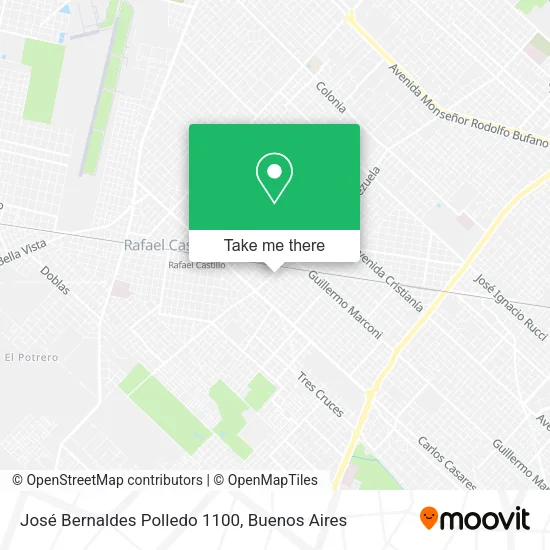 Mapa de José Bernaldes Polledo 1100
