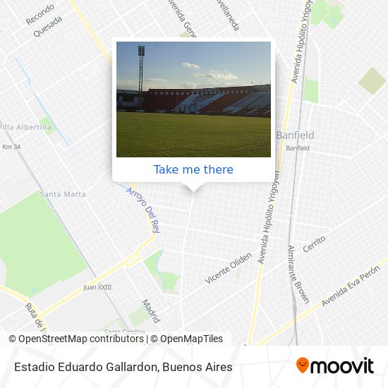 Estadio Eduardo Gallardon map