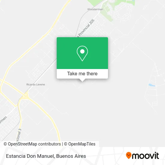 Mapa de Estancia Don Manuel