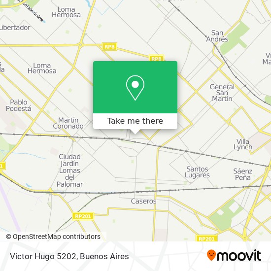 Victor Hugo 5202 map