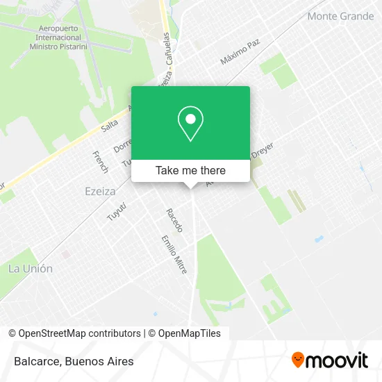 Balcarce map