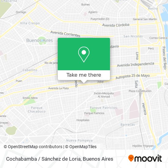 Cochabamba / Sánchez de Loria map