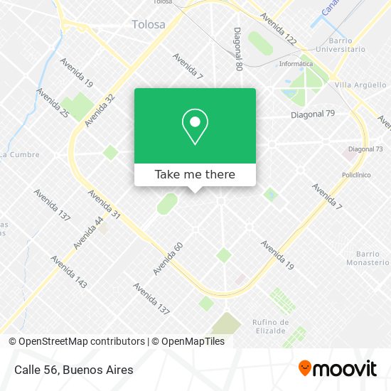 Calle 56 map