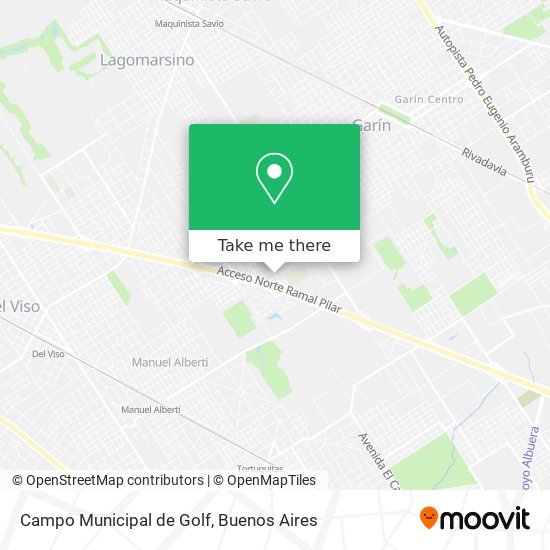 Campo Municipal de Golf map